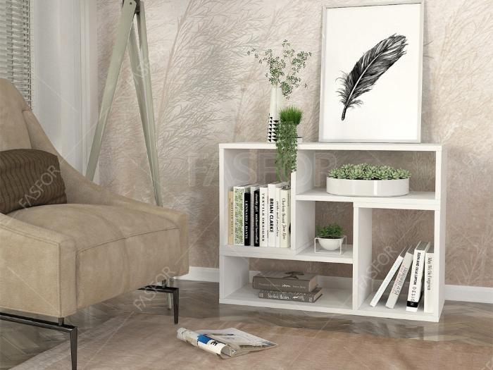 Meuble TV COLEMAN -blanc- 155cm