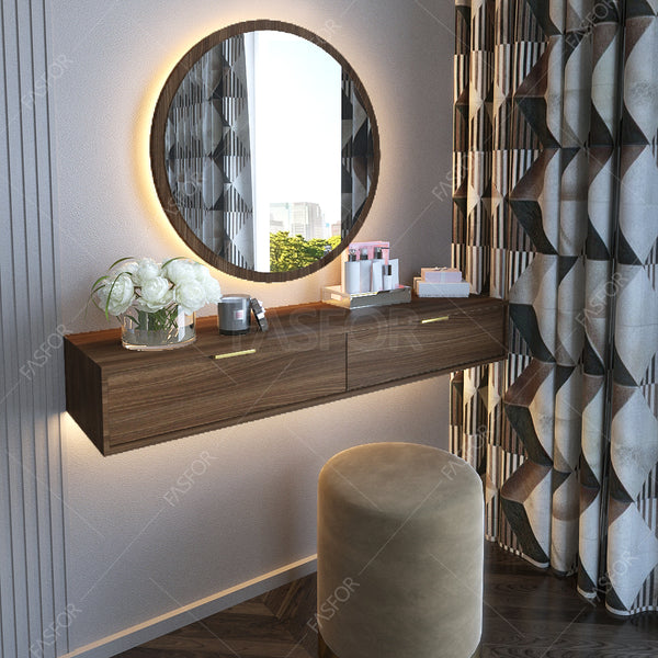 Coiffeuse Moderne CLASSI avec Éclairage LED – Élégance & Praticité 100cm