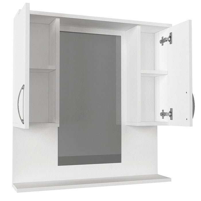 Meuble miroir de salle de bain avec rangements -TIGER-