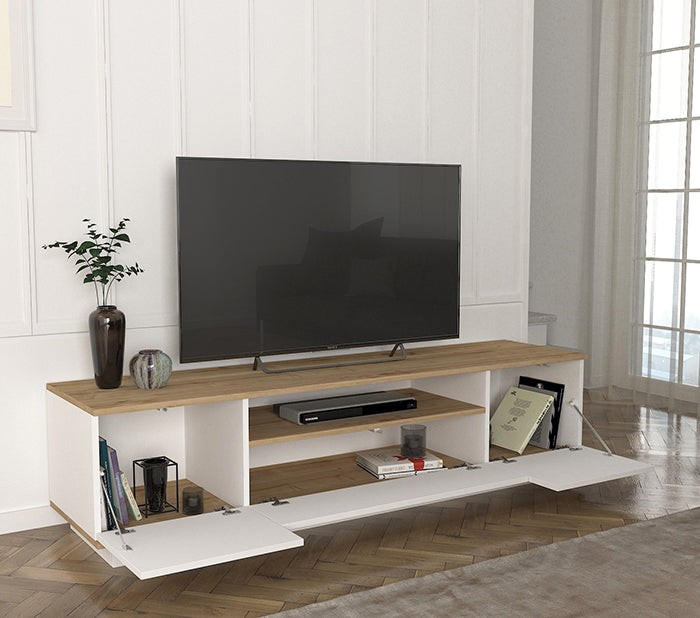 Meuble TV Moderne avec Rangement - FEDIA - 180cm