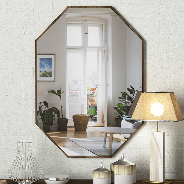 Miroir -LOST- cadre bois 70cm