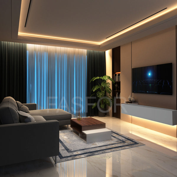 Pack Salon Complet – Canapé + Meuble TV + Table Basse + Tapis Offert