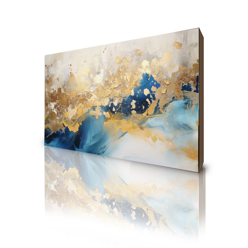 Pack Ocean & Élégance – Lit + Matelas + 2 Tables de Chevet + Tableau Offert